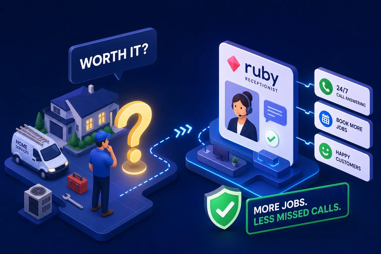 Is Ruby Receptionist Worth It for Home Services Businesses?
